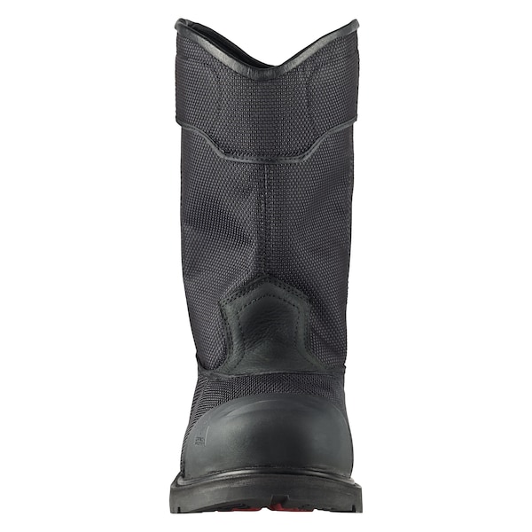Avenger Safety Footwear Men's Carbon Nano-Fiber Toe Wellington Work Boot, Black, 9.5, Wide, A7800 - A7800-9.5W