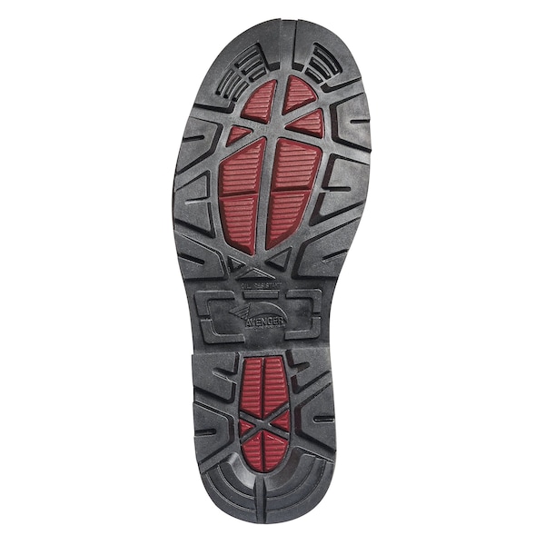 Avenger Safety Footwear Men's Carbon Nano-Fiber Toe Wellington Work Boot, Black, 9.5, Wide, A7800 - A7800-9.5W