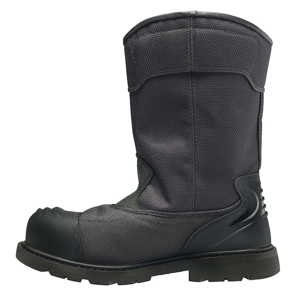 Avenger Safety Footwear Men's Carbon Nano-Fiber Toe Wellington Work Boot, Black, 9.5, Wide, A7800 - A7800-9.5W