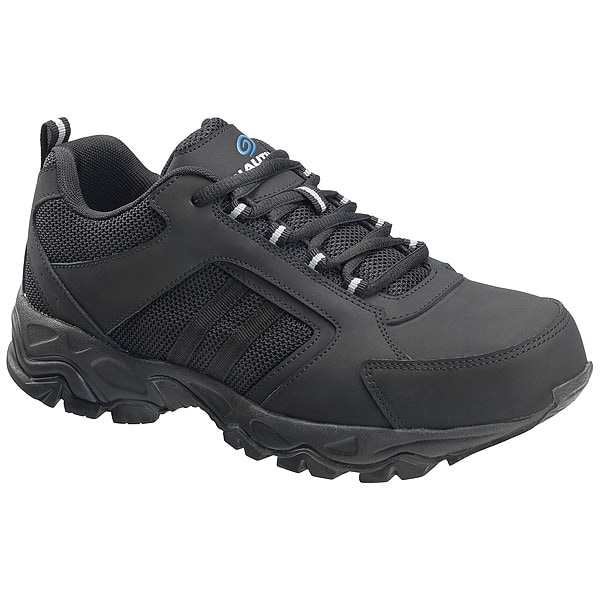 Nautilus Safety Footwear Men's Athletic Shoe, 8 1/2 M, Steel Toe, Black, 2102 - N2102-8.5M