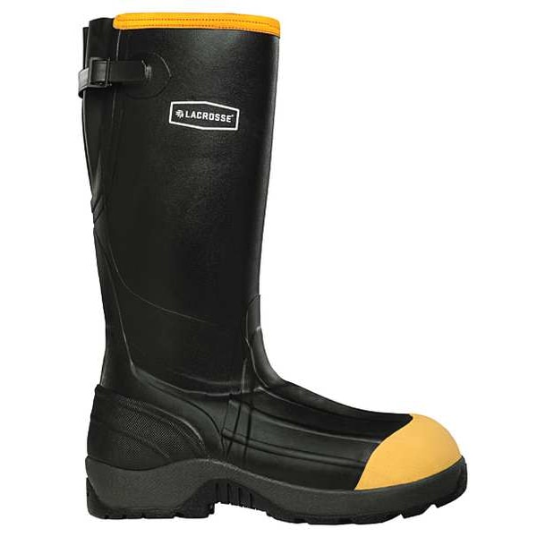 Lacrosse Men's Rubber Boot, 9 Composite Toe, 16" H, Black, 426050 - 426050