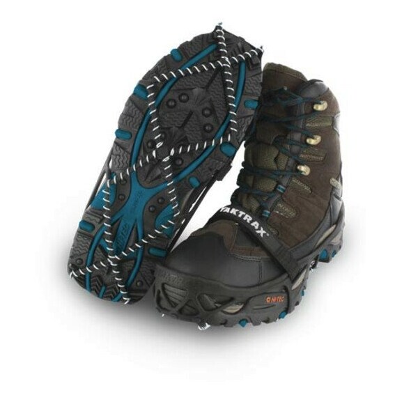 Yaktrax Yaktrax Pro Unisex Rubber/Steel Snow and Ice Traction Black M Waterproof 1 pair - 08611