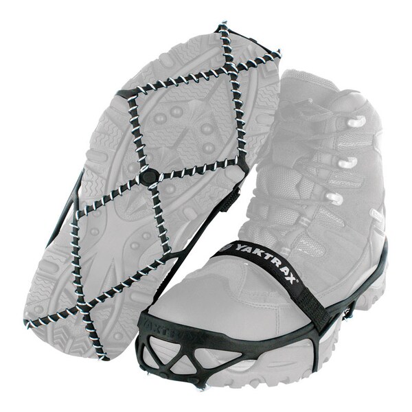 Yaktrax Yaktrax Pro Unisex Rubber/Steel Snow and Ice Traction Black M Waterproof 1 pair - 08611