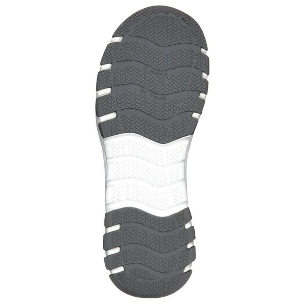 Reebok Men's Athletic Shoe, Steel Toe, Leather, Microfiber Upper, Rubber Outsole, Lace Up, White, 8 W - RB4443