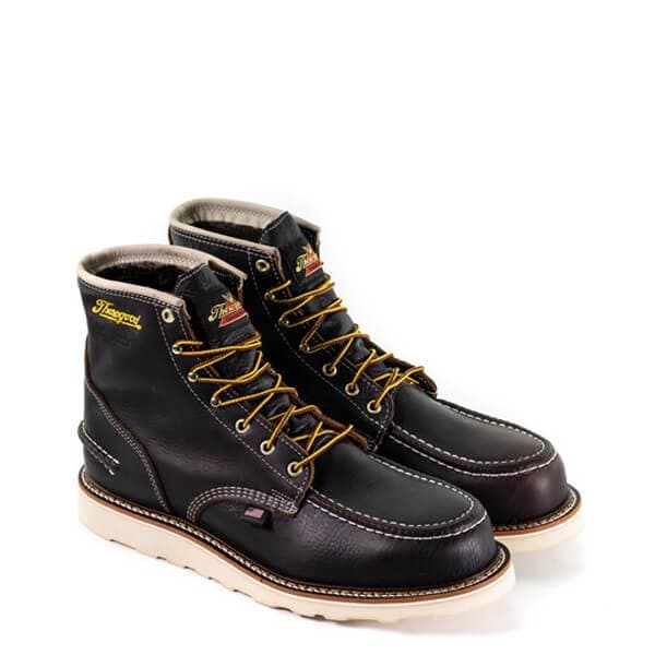 Thorogood Shoes Men's 6 in Steel Toe 6-Inch Work Boot, Brown, 10, D, 804-3600 - 804-3600 D 100