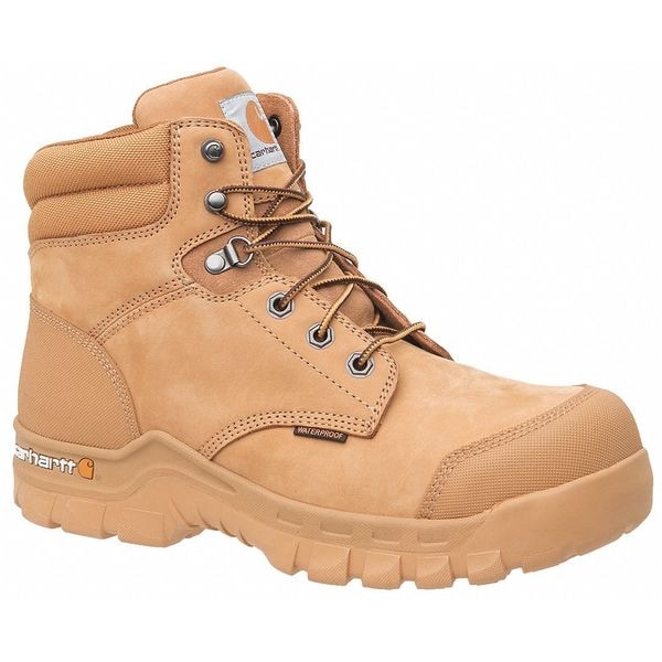 Carhartt CMF6356, Men's 6 in Composite Toe 6-Inch Work Boot, Wheat, 10, M, 6356 - CMF6356