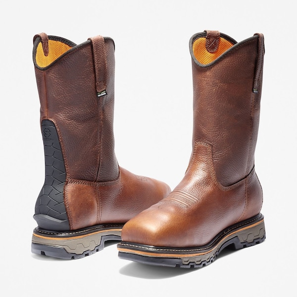 Timberland Pro Men's Composite Toe Wellington Boot, Brown, 7, W, A25F5 - TB0A25F5214