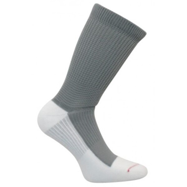 Caresox CS 0156-20 Leg Constriction Free Crew Compression Drystat Socks- Grey - Medium - CS0156-20_GR_MD