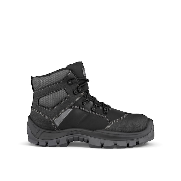 Gaston Mille Men's 6 in Fiberglass Toe Work Boot, Black, 12, W, PHNO3-12 - PHNO3-12