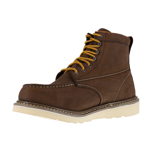 Iron Age 6-inch Wedge Work Boot, 12 W, 5 H, Brown - IA5061