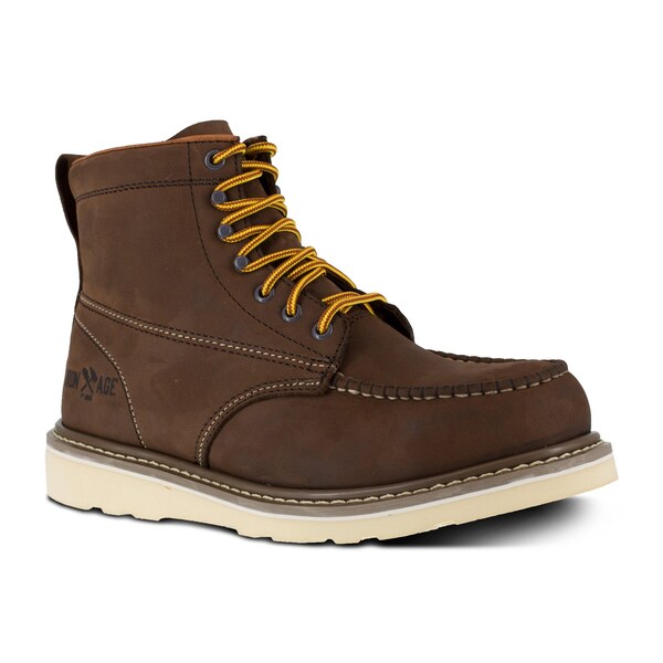 Iron Age 6-inch Wedge Work Boot, 12 W, 5 H, Brown - IA5061
