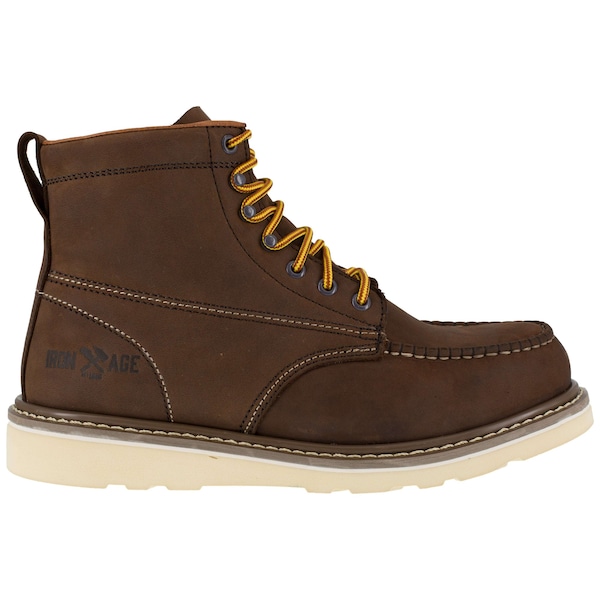Iron Age 6-inch Wedge Work Boot, 12 W, 5 H, Brown - IA5061