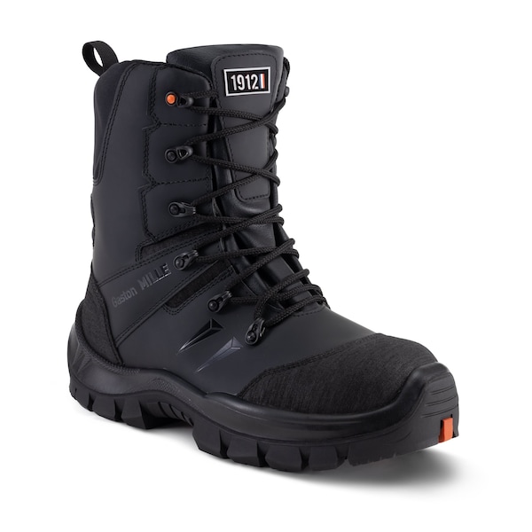Gaston Mille Men's 9 in Fiberglass Toe Safety Shoe, Black, 12, W - MONO3-12