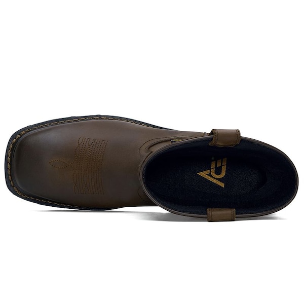 Shoes For Crews Fargo II, Men's 7 Medium, Leather, Brown - 62402