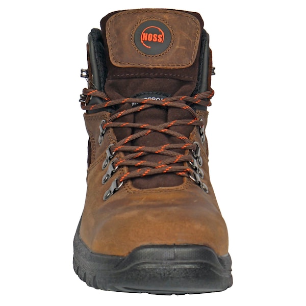 Hoss Boot Co Men's Work Boot, 14 D, Steel Toe, Brown, 60421 - 60421
