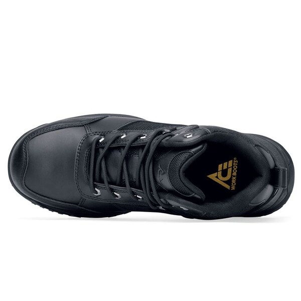 Shoes For Crews Voyager II, Unisex 9 Medium, Leather/Mesh, Black - 69238