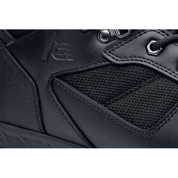Shoes For Crews Voyager II, Unisex 9 Medium, Leather/Mesh, Black - 69238
