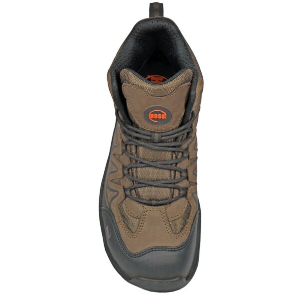 Hoss Boot Co Men's Oblique Aluminum Toe Work Boot, Brown, 10.5, 4E, 50239 - 50239
