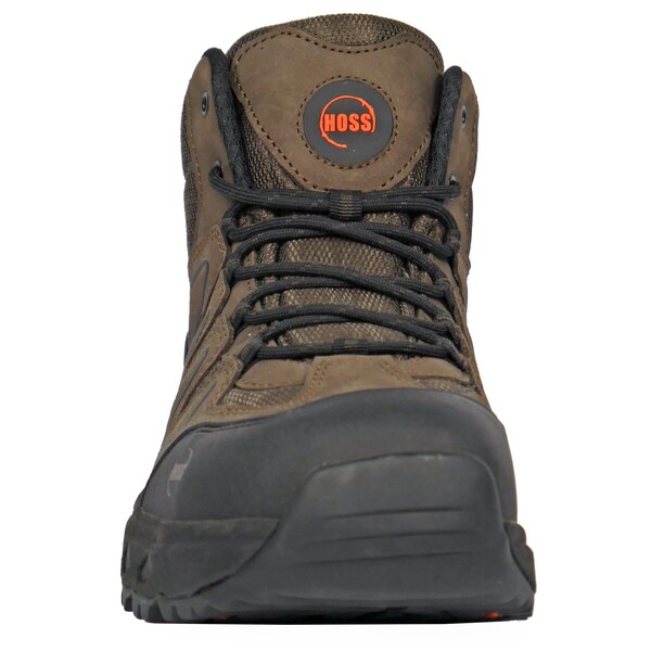 Hoss Boot Co Men's Oblique Aluminum Toe Work Boot, Brown, 10.5, 4E, 50239 - 50239