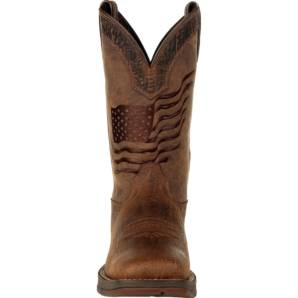 Durango Men's Western Boot, 10 M, Leather, 12 in H, Acorn - DDB0314