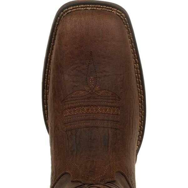 Durango Men's Western Boot, 10 M, Leather, 12 in H, Acorn - DDB0314