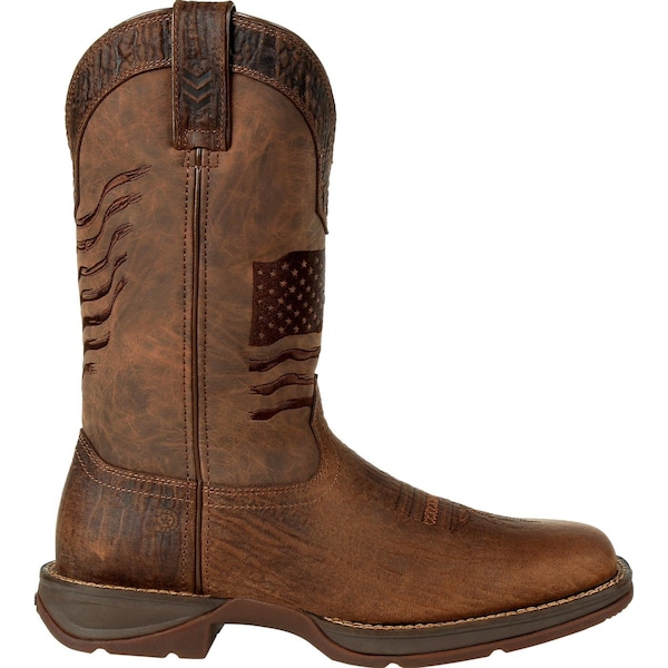 Durango Men's Western Boot, 10 M, Leather, 12 in H, Acorn - DDB0314