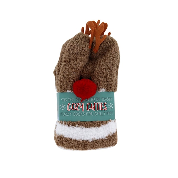 Cozy Cuties Cozy Cuties Unisex Fuzzy Socks Multicolored - X-SOCK2