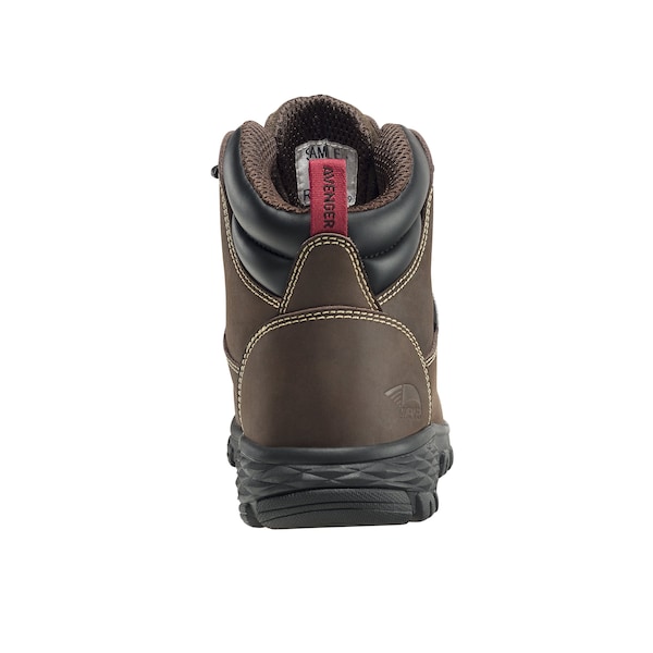 Avenger Safety Footwear Men Aluminum Toe FLIGHT AT, MENS PR, Brown, 13, Medium - A7420-13M