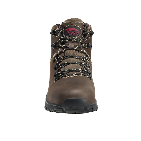 Avenger Safety Footwear Men Aluminum Toe FLIGHT AT, MENS PR, Brown, 13, Medium - A7420-13M