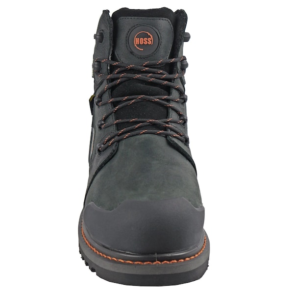 Hoss Boot Co Bronc, Men's 6 in Composite Toe Work Boot, Black, 10, D, 60145 - 60145