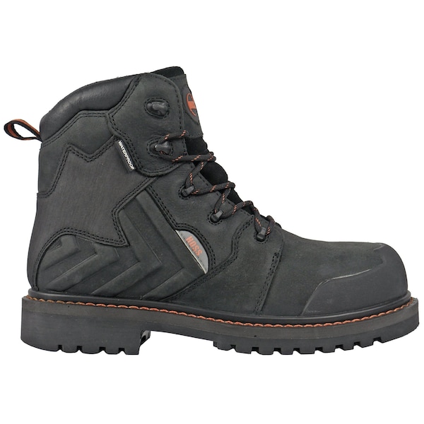 Hoss Boot Co Bronc, Men's 6 in Composite Toe Work Boot, Black, 10, D, 60145 - 60145
