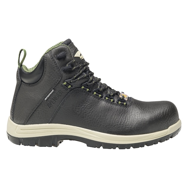 Avenger Safety Footwear Men Composite Toe BREAKER CT, MENS PR, Black, 15, Medium - A7282-15M
