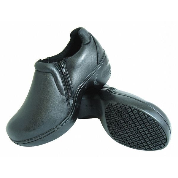 Genuine Grip Women's Women's Slip-On Zipper Shoes, 8.5 M, Black - 460-8.5M