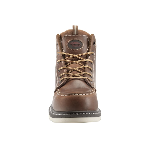 Avenger Safety Footwear Men Carbon Nano-Fiber Toe WEDGE CN PR, MENS PR, Tobacco, 10.5, Wide - A7507-10.5W