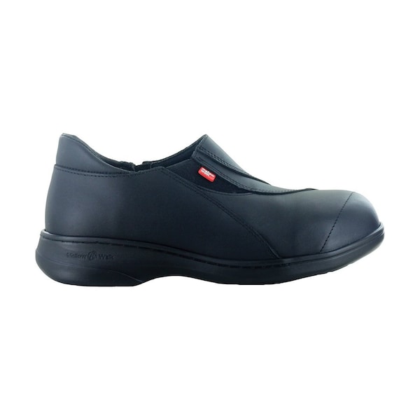 Mellow Walk Safety Womens Steel Toe, Dual Density Polyurethane Outsole, Black, 10.5 E - 424092BLK105