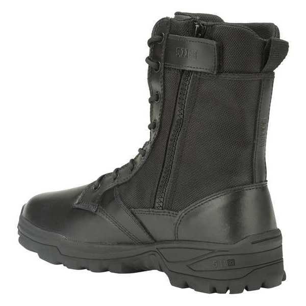 5.11 Speed 3.0, Unisex Side Zip Boot, 13 W, Leather/Nylon, 8 in Height, Black - 12336