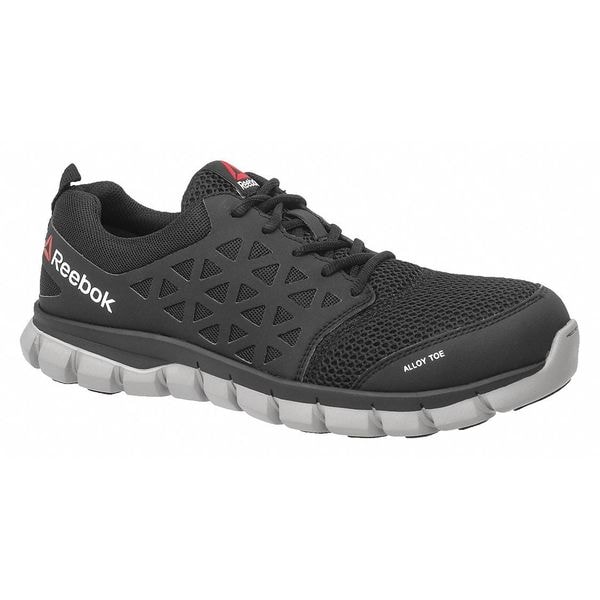 Reebok Men's Alloy Toe, Mesh Upper, Rubber Outsole, Lace Up, Black, 5 W - RB4041 5W