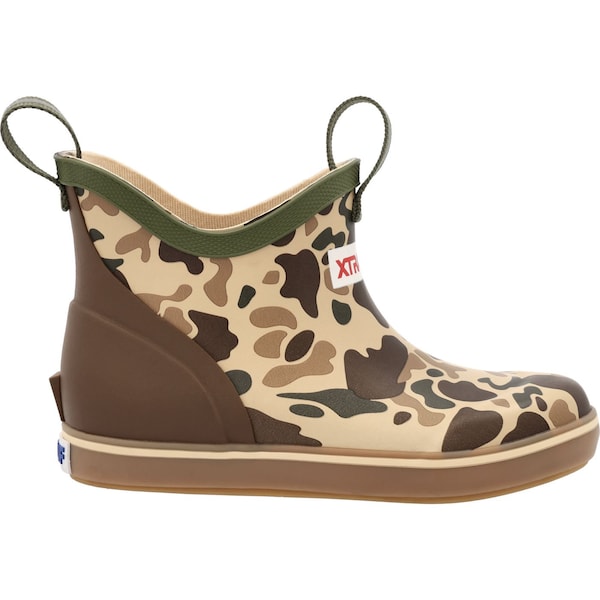 Xtratuf Youth Ankle Boot, Plain Toe Toe, 4 in Height, Duck Camo, 9 - XKABDCMC