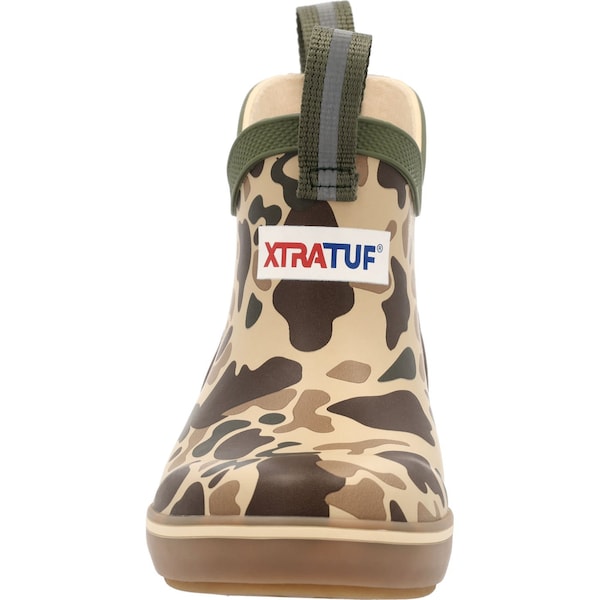 Xtratuf Youth Ankle Boot, Plain Toe Toe, 4 in Height, Duck Camo, 9 - XKABDCMC