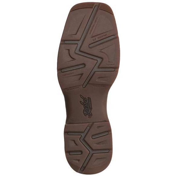 Durango Men's Waterproof Western Boot, 11.5 W, Steel Toe, 11 in H, Brown/Tan, DB019 - DB019