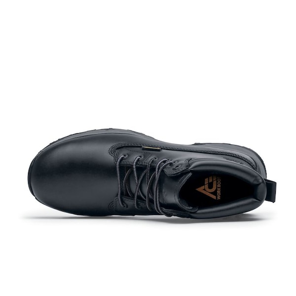 Shoes For Crews Pike Chill, Men's 12 Medium, Leather, Black - 62107