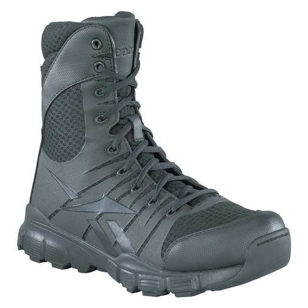 Reebok Tactical Boots, 9-1/2M, Mens, 8in, Black, PR - RB8720