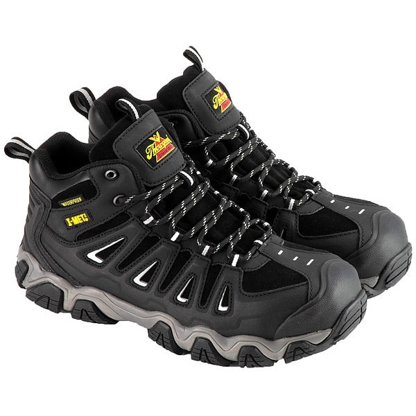 Thorogood Shoes Unisex Composite Toe Hiker Boot, Black, 10, W, 804 - 804-6490 W 10