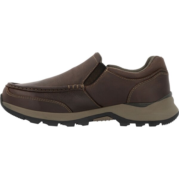 Rocky Trophy Series 3'' Waterproof Slip-On Rugged Casual, BROWN, Size 12 M - RKS0658