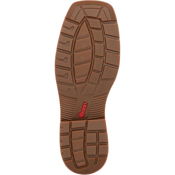 Rocky Worksmart, Men's 10 in Composite Toe Work Boot, Brown, 8.5, M, RKW0385 - RKW0360