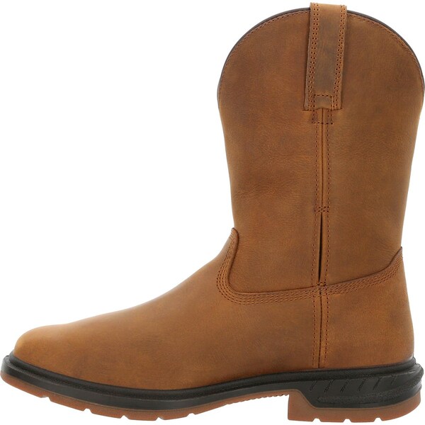 Rocky Worksmart, Men's 10 in Composite Toe Work Boot, Brown, 8.5, M, RKW0385 - RKW0360