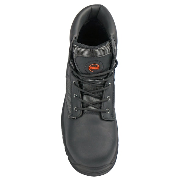 Hoss Boot Co Men's Work Boot, 7.5 Steel Toe, Black, 60160 - 60160
