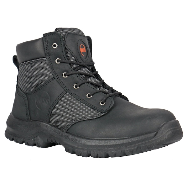 Hoss Boot Co Men's Work Boot, 7.5 Steel Toe, Black, 60160 - 60160