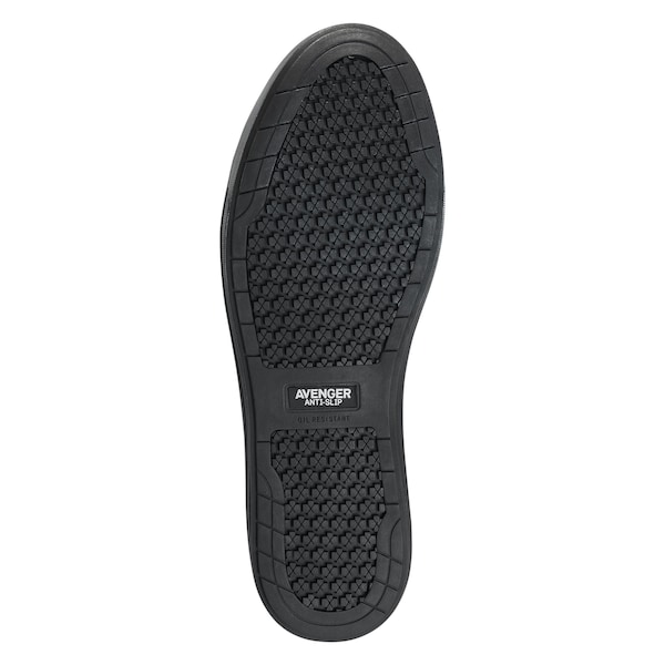 Avenger Safety Footwear Men's Aluminum Toe Low-Top Athletic Work Shoe, Black, Black, 10.5, Medium, A323 - A323-10.5M