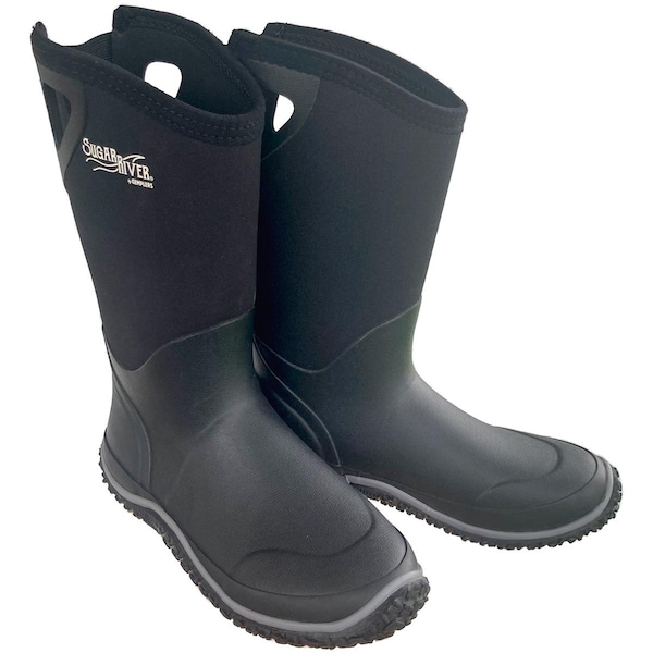 Sugar River By Gemplers Women's Sugar River Tall Rubber Boots, Plain Toe, Black, 8 - ASTRID